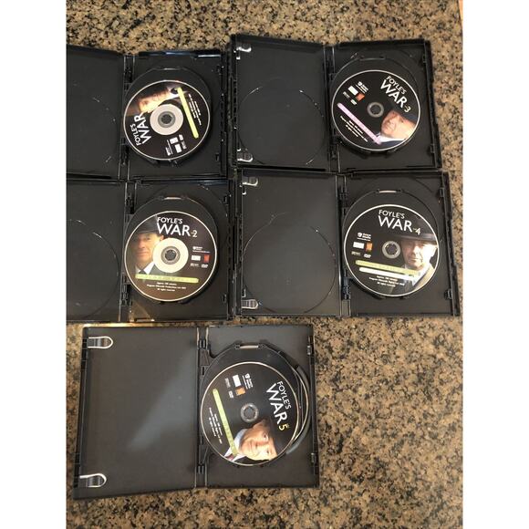 Foyle's War Series 1-5 From Dunkirk to VE-Day (19 DVD Box Set, 2009) Acorn Media - Picture 5 of 7